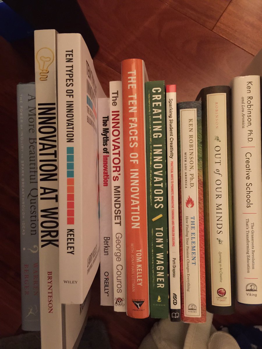 steve_aspire3's tweet photo. Reading to change education?  I hope! #innovation #school design #maker #hacker #books https://t.co/MGEYhF7Gpv
