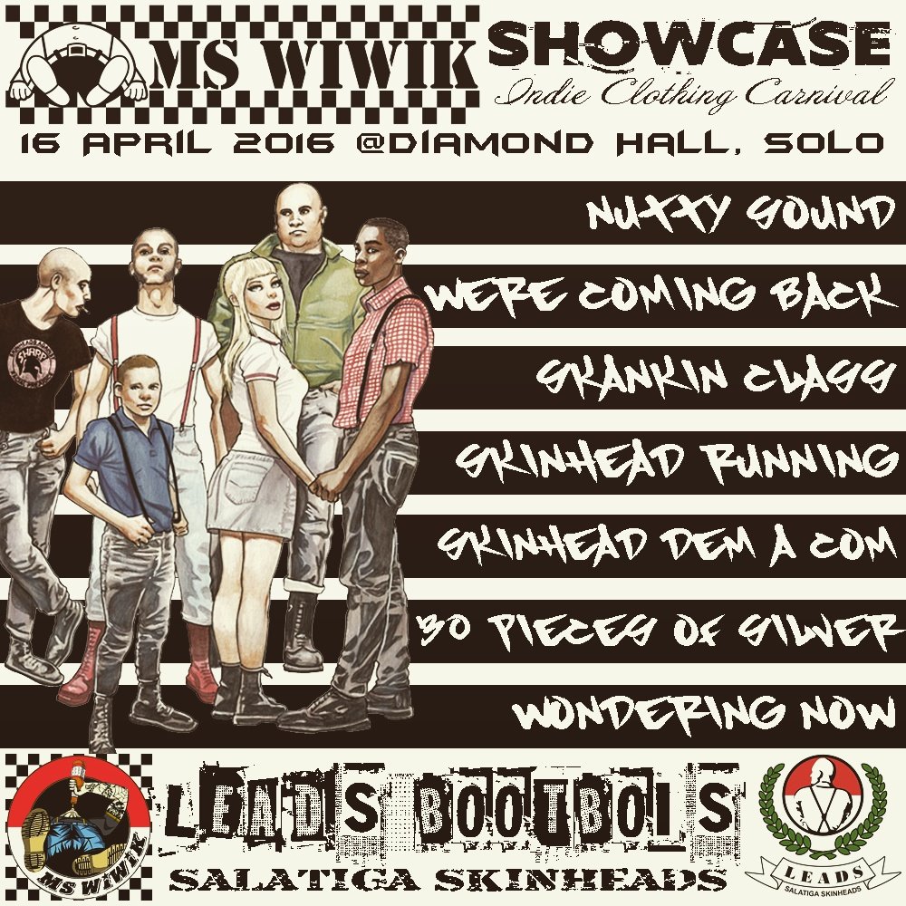 Ms Wiwik next stage munggah 16.30) #showcase #showcaseevent #indeclothingcarnival #ska #skinheads #leadsbootbois