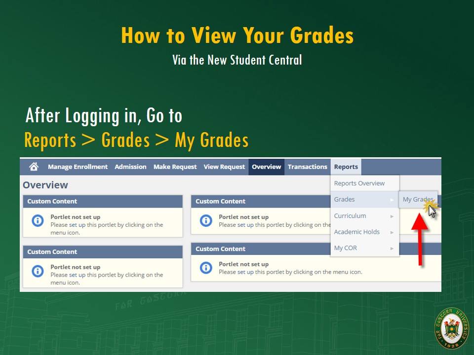 FEU Central Student Organization on Twitter "Steps on how to view