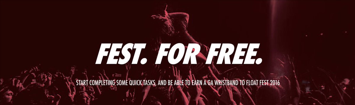 FloatFest's tweet photo. Ballin' on a budget? Join our Ambassador program to #festforfree https://t.co/cO48qd5pgO https://t.co/MDkStrAOlf