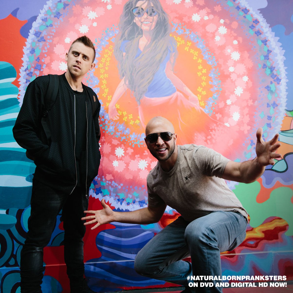Killin’ it. #NaturalBornPranksters.On DVD &amp; on iTunes. Awesome photo by <a href="/ZachWolfePhoto/">Zach wolfe</a>