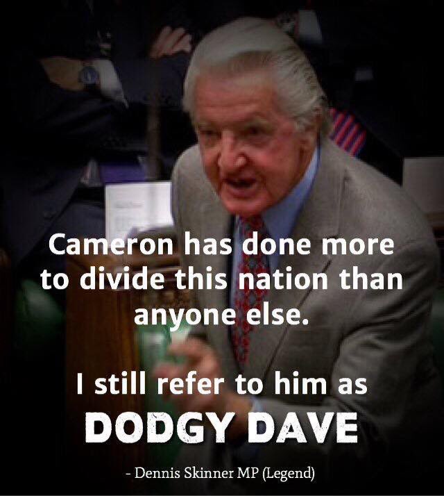 GeordieSultan's tweet photo. What a LEGEND!!!

#DodgyDave #piggate #panamapapers #PanamaLeaks https://t.co/lszLsa9HS3