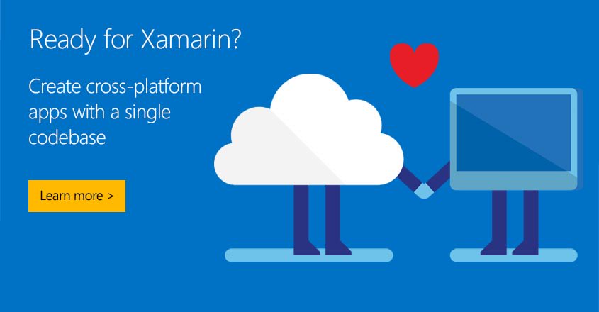 VisualStudio's tweet image. Go from zero to #Xamarin – #createapps for #iOS, #Android &amp;amp; #Windows. spr.ly/6019BcfuD