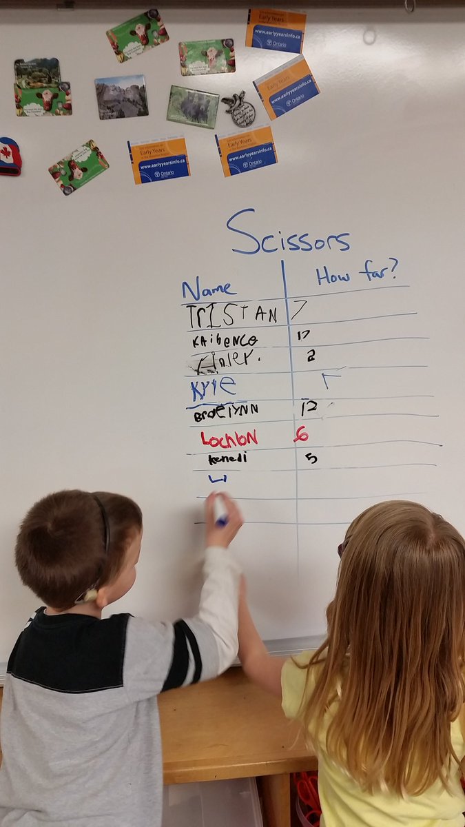 AyrRoom2's tweet photo. We measured how far our cars went when we slid them through a tube to the floor. https://t.co/JmaAcFUSWG