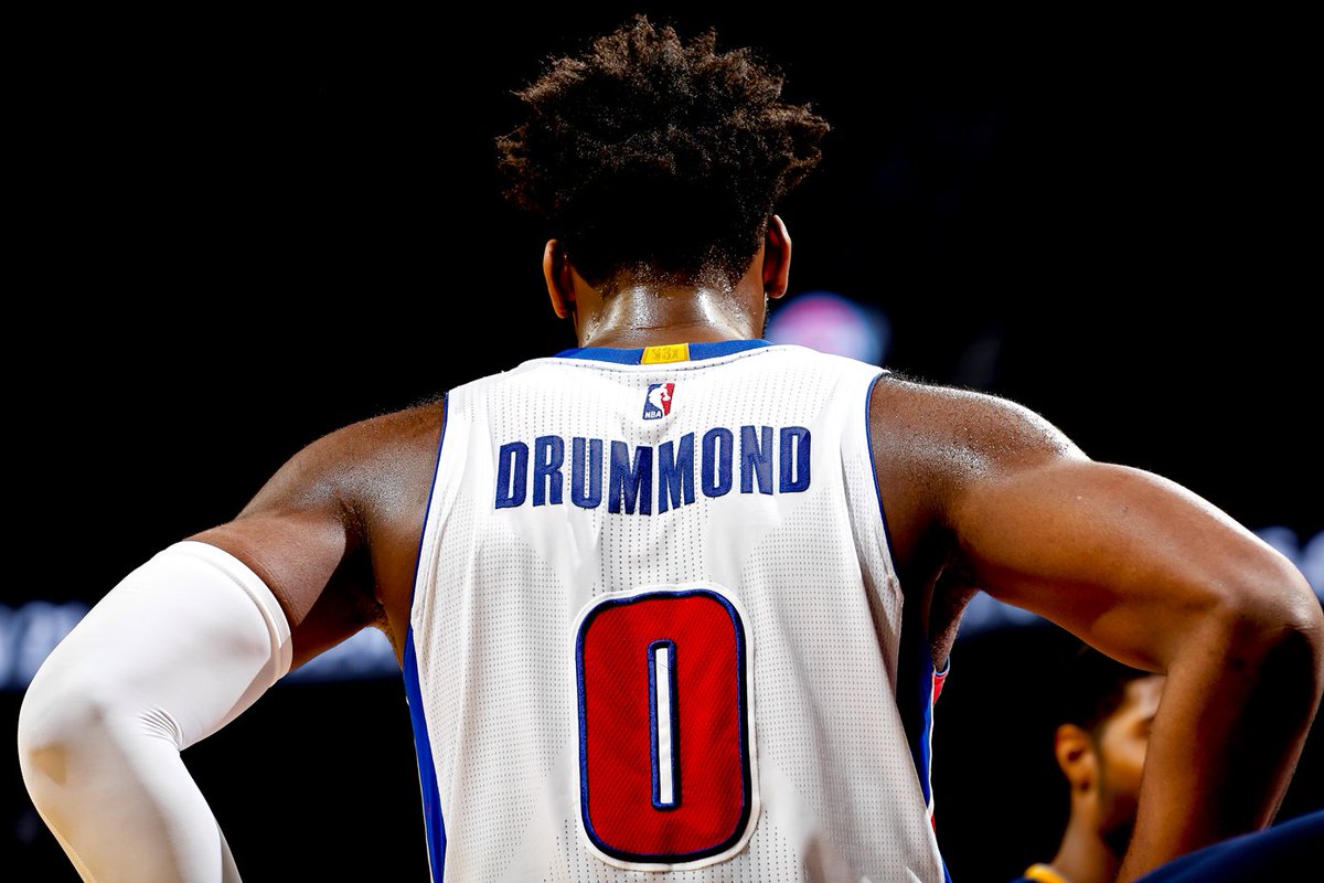 DetroitPistons's tweet photo. .@AndreDrummondd is the only player in the @NBA this season to record 1,000 pts, 1,000 rbs, 100 blocks &amp; 100 steals https://t.co/wWs85bm1iJ