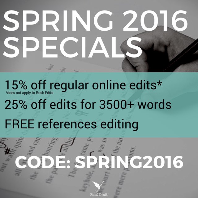 FinalDraftEdits's tweet image. Spring Finals are almost here...but have no fear! Final Draft is here to save the day.