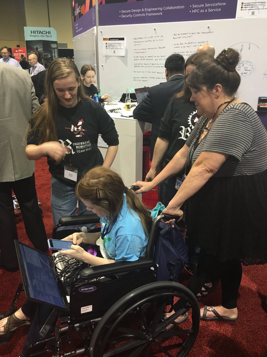 AndreaHall46's tweet photo. @CSC #gsctechcom2016 with our guests from #code.org and #FIRST... Love their energy! #CSCGivesback #CSCDiversity https://t.co/lCeeVIWQ1w