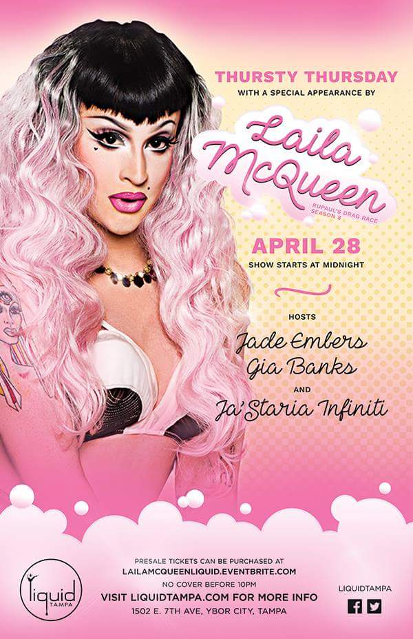morganleshade's tweet photo. Working with @LailaMcQueen later on this month at @LiquidTampa :) #ComeThrough https://t.co/skO9dcdzHO