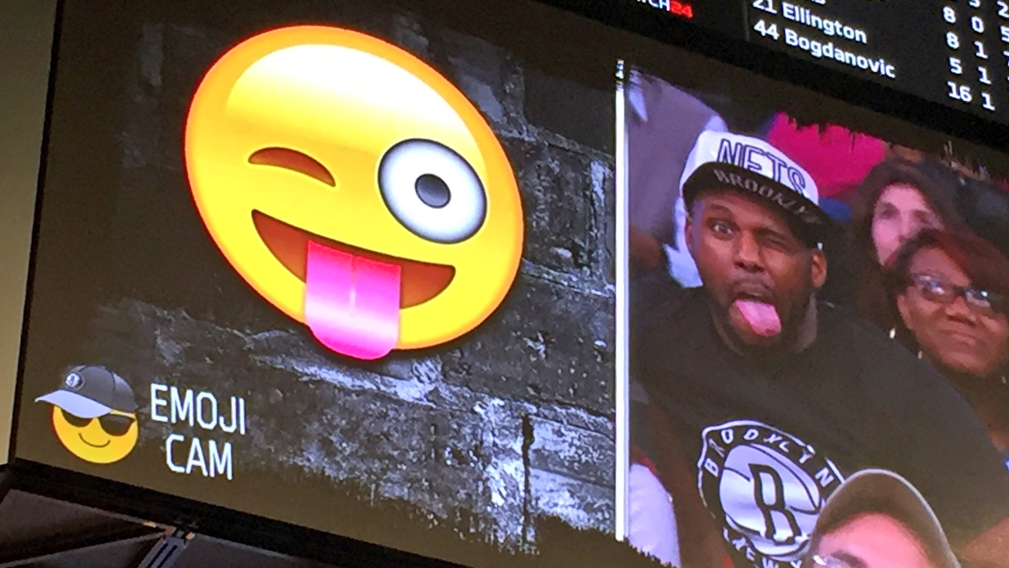 Brooklyn Nets on Twitter: "Emoji cam is lit 😜 #NetsSocial ...
