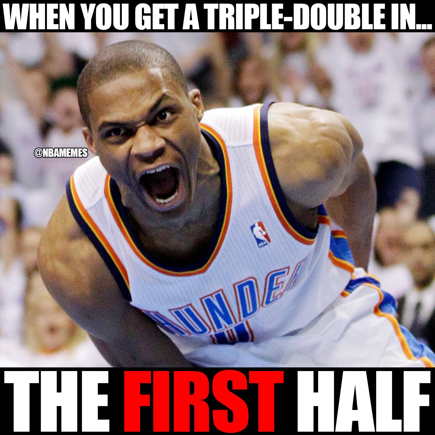 Nba Memes Su Twitter Russell Westbrook Gets A Triple Double In 17mins On The Court T Co Xp0waz98wm Twitter