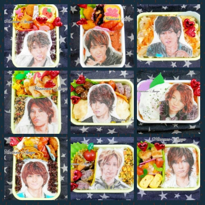 みんなのあねご Hey Say Jump 弁当 集合写真 T Co Rtxqimhs7u ヘイセイジャンプ お弁当 お弁当アート キャラ弁 オブラートアート T Co Y8ihtdipek