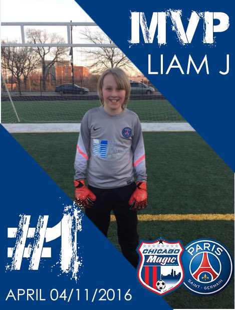 cgolsoccer's tweet photo. Our mvp today ! ⚽️
Congratulations Liam J. #We'reteamchicagomagic https://t.co/uJa52gi8yg