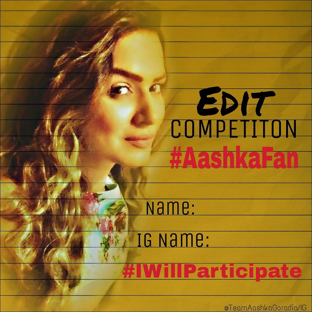 TeamAashkaG's tweet photo. #EditCompetition #AashkaFan 😍 
[Wil b giving u some theme. On dat u need 2 make an edit] #SendUsYourForm #Waiting 💞💕 https://t.co/ugLwb6mFER