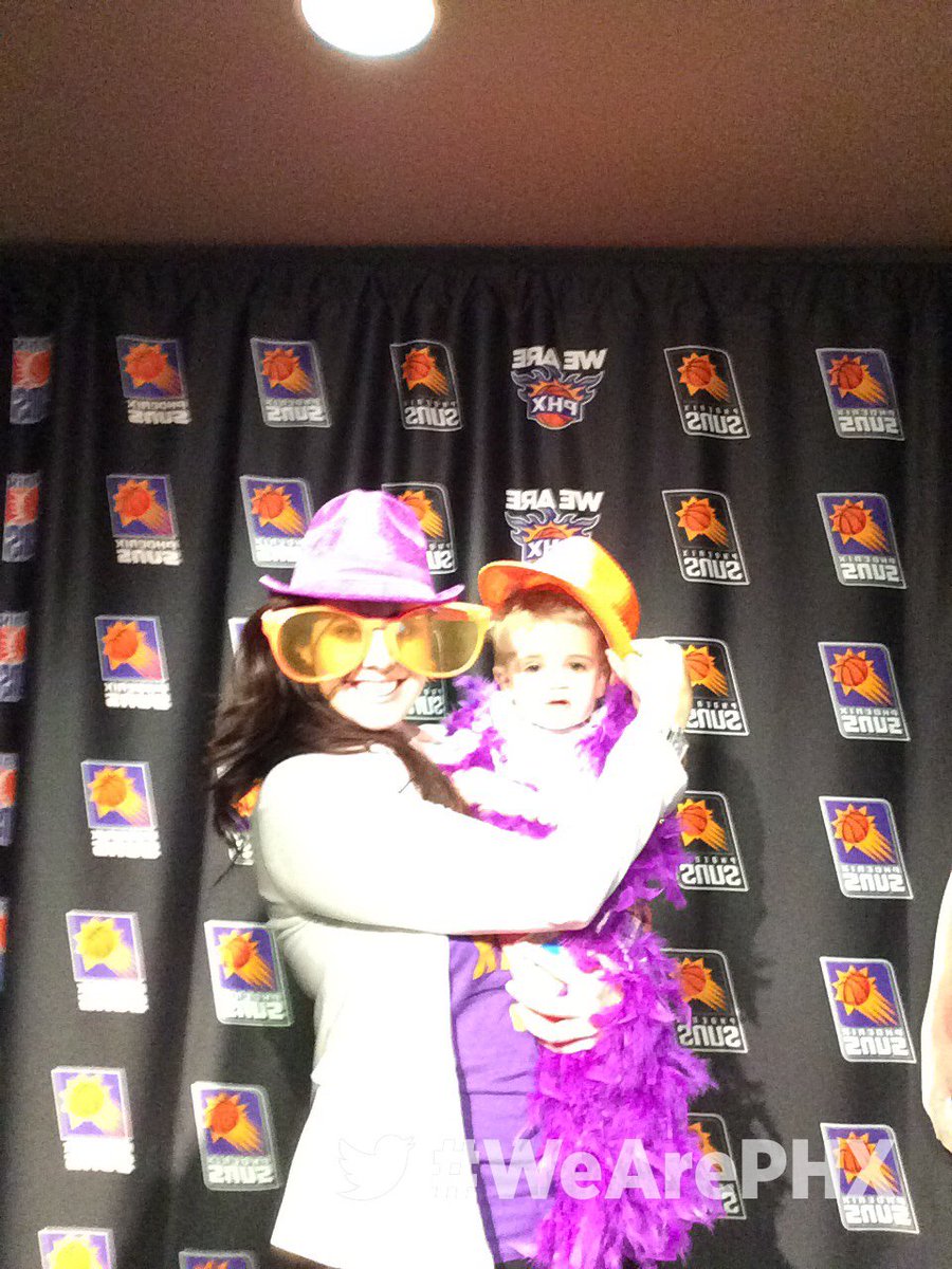 SunsLounge's tweet photo. Taking the little one to his first Suns game!! #WeArePHX https://t.co/P2zVLRGVlf
