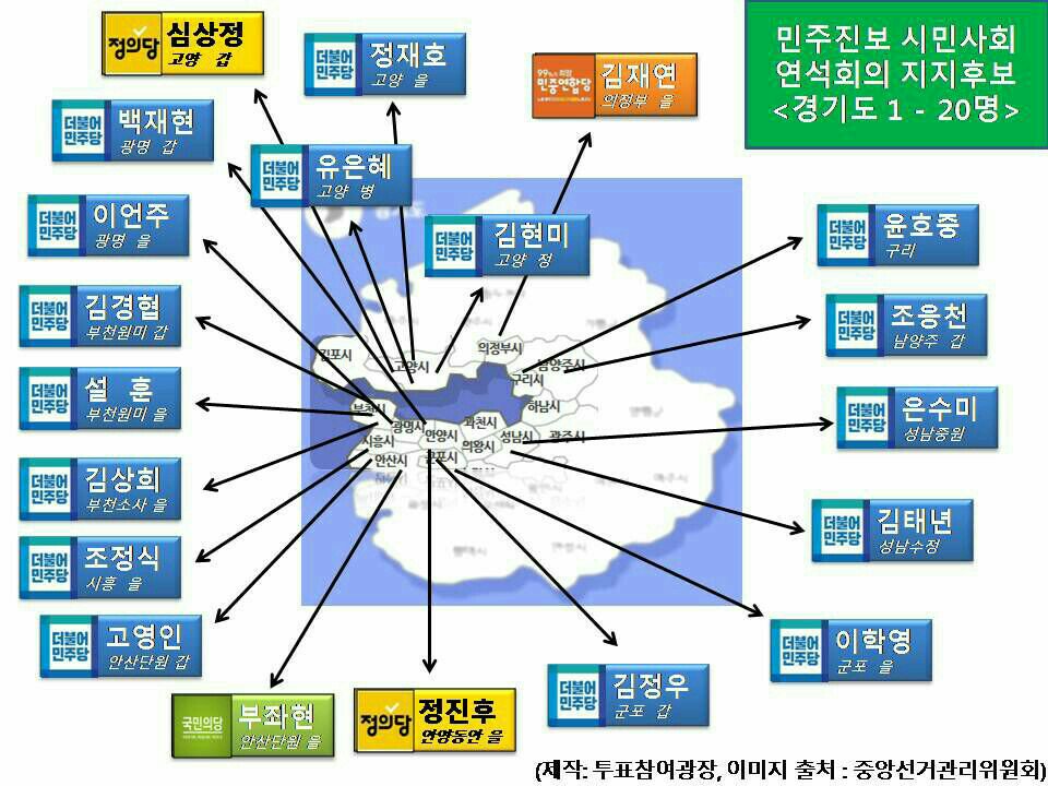 민주진보 시민사회 지지후보!
군포갑 기호 2번 김정우 <a href="/bravokorea00/">김정우</a>!