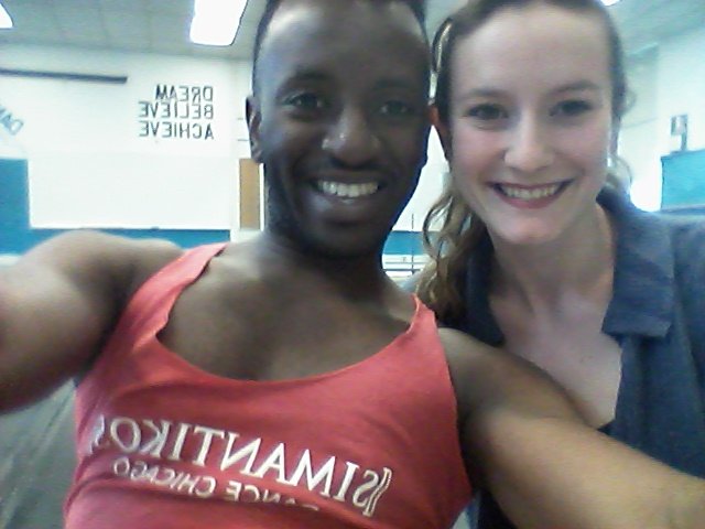 nblvblbavery's tweet photo. We're back at for the second day. Artistic Director Haley McElwee and I reppin'! #PTDYA #SimantikosSpringIntensive https://t.co/UPqCN755Y4