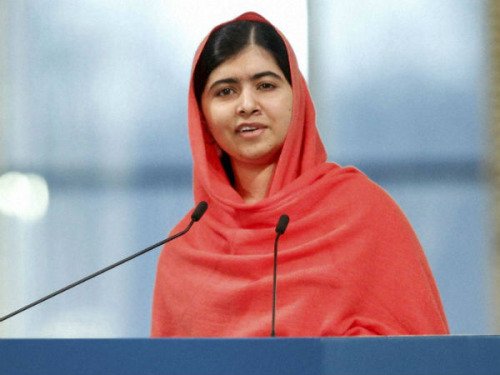 MalalaFund's tweet photo. "The world can no longer accept that basic education is enough." — Malala https://t.co/Sbb3f9zfb4 https://t.co/dzOX93jnnc