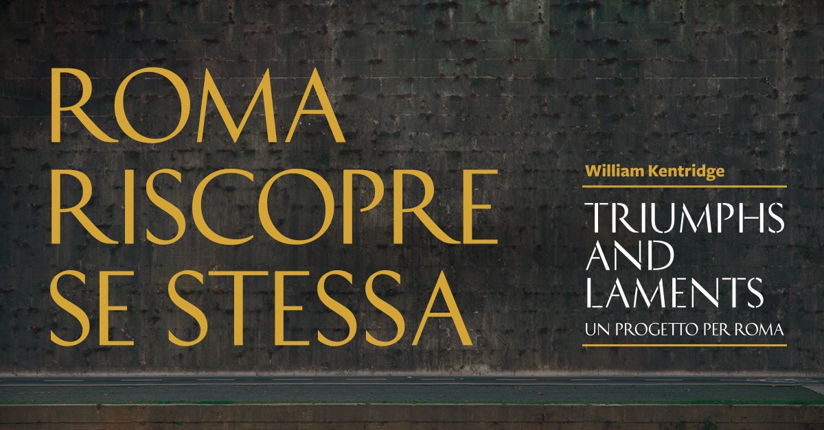 triumphslaments's tweet photo. Al termine dell'evento d'inaugurazione #triumphsandlaments qual è la vostra dedica per Roma? https://t.co/7SkEx7zEMM https://t.co/UofStUGwpY