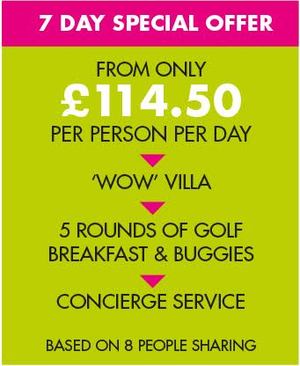 Exclusive Villa Golf tweet media