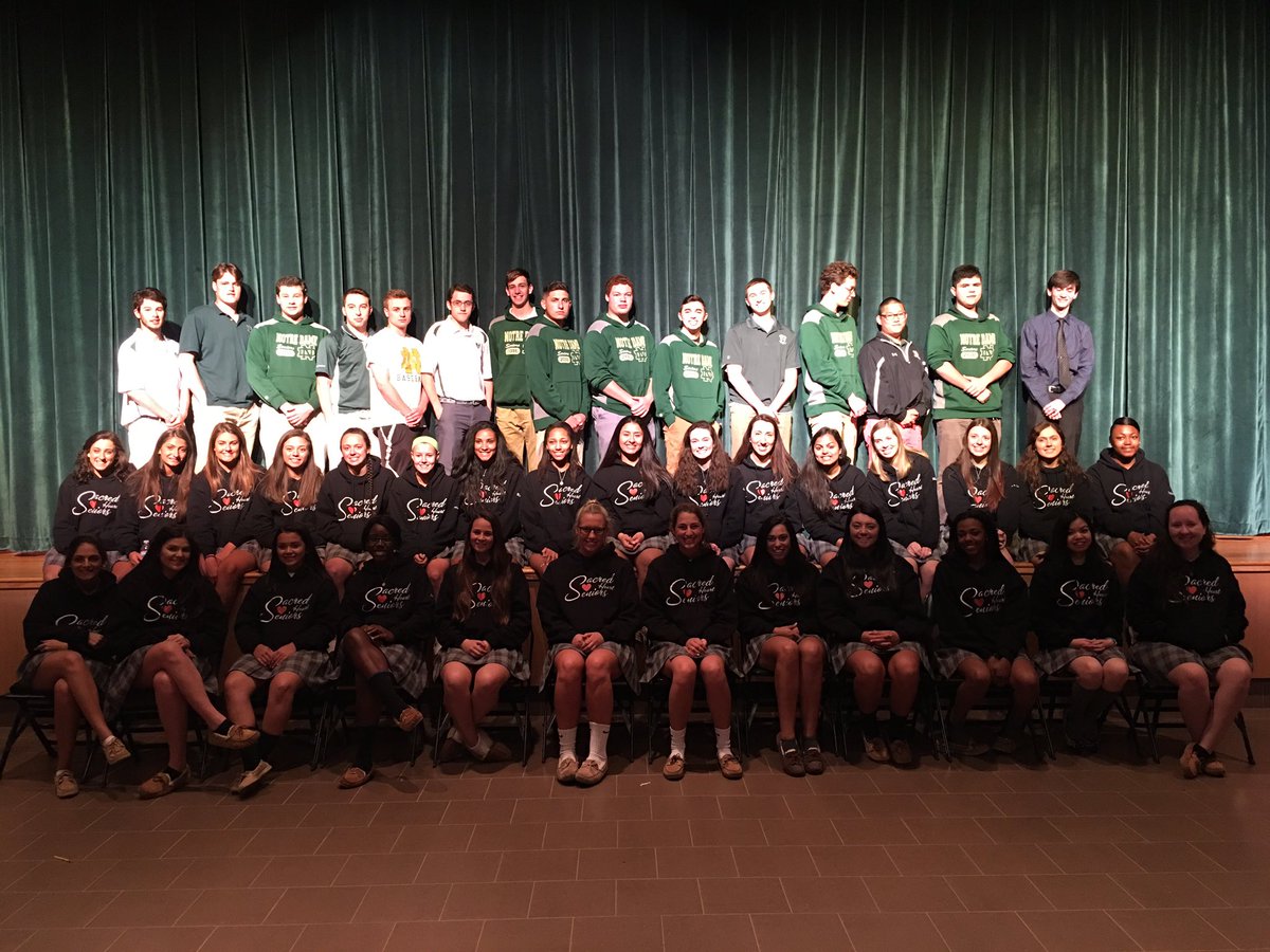 notredamewh's tweet photo. Thank you @SHAhamden for successful #class2016 #seniorswitchday We had great time. Let's do it again next year! https://t.co/6ltOHY5txl