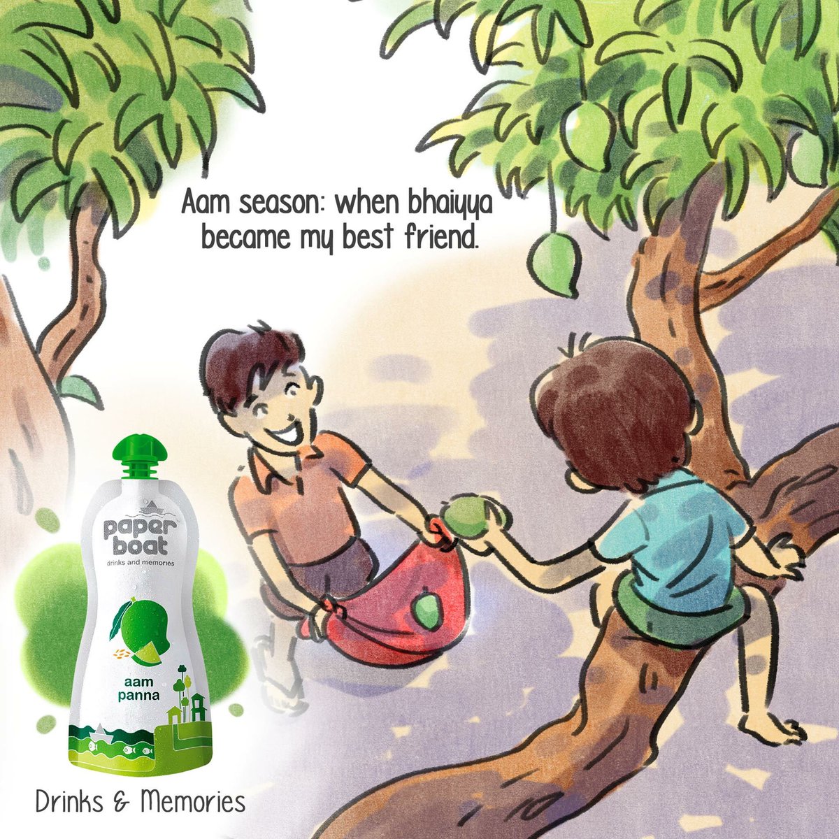 anshubaba's tweet photo. Capitalising nostalgia. Sweet. #PaperBoat #OldestTrick #Advertising https://t.co/Rwva4jxx3y