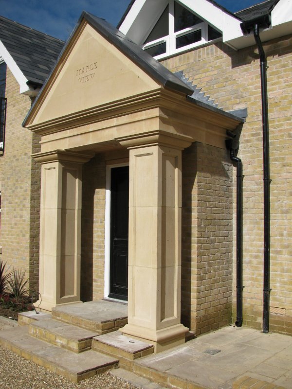 KeyStonework's tweet image. Bath Wet-Cast pedimented Portico for a private house in Surrey