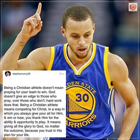 christian quote, Stephen Curry quote