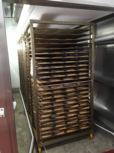 Rapid fish fillet blast chiller designed &amp; successfully tested. Extremely accurate control to prevent fillet damage.