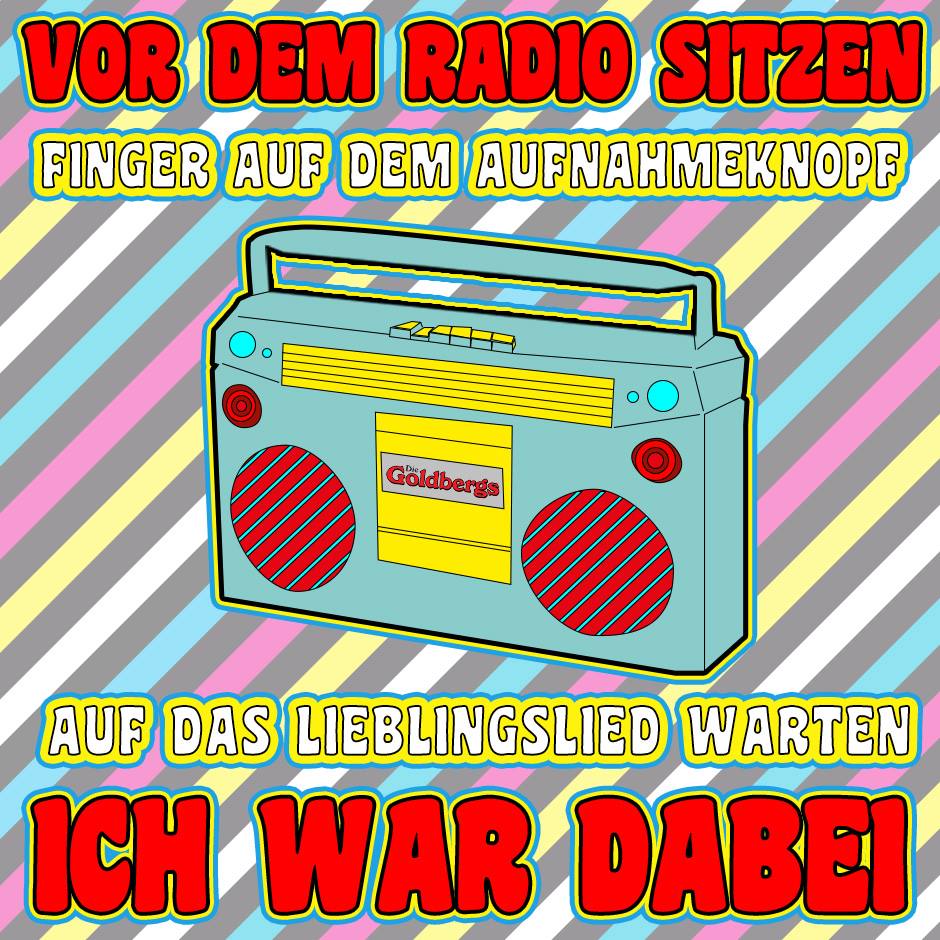 #BackToThe80s mit Mixtapes! #DieGoldbergs könnt ihr jeden Dienstag nach dem Spielfilm im #DisneyChannel sehen!