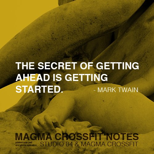 crossfitnotes's tweet image. MAGMA CROSSFIT NOTES @Kickstarter @magmacrossfit kck.st/1ruC1va  #marktwain #motivation #crossfit #strong