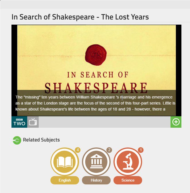 'In Search of Shakespeare- The Lost Years' was the top download on Planet eStream Connect last week! #Shakespeare400