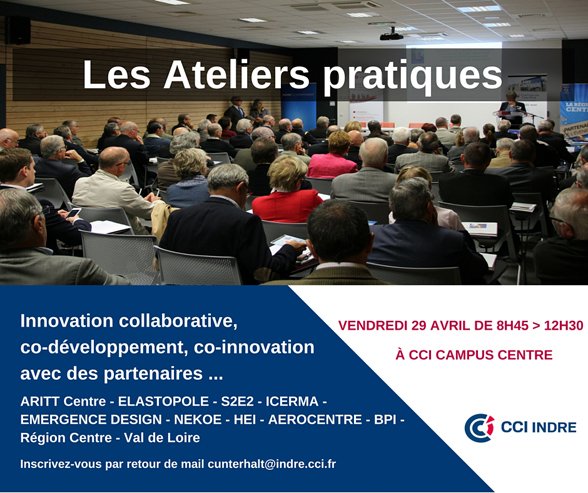 cci_indre's tweet image. L'#innovationcollaborative permet ds synergies créatives participez à l'atelier pratique du 28/4 #Châteauroux #Indre