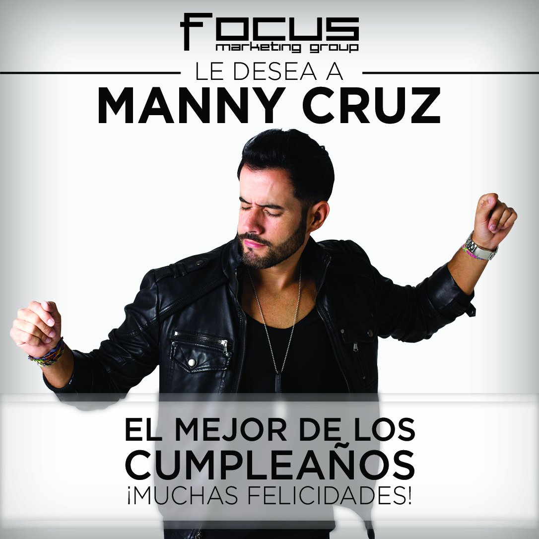 focusmgroup's tweet photo. Hoy está de cumpleaños, nuestro #FocusTalent @MannyCruzRD bendiciones en abundancia para ti #HappyBirthday https://t.co/yyyV0rSS5y