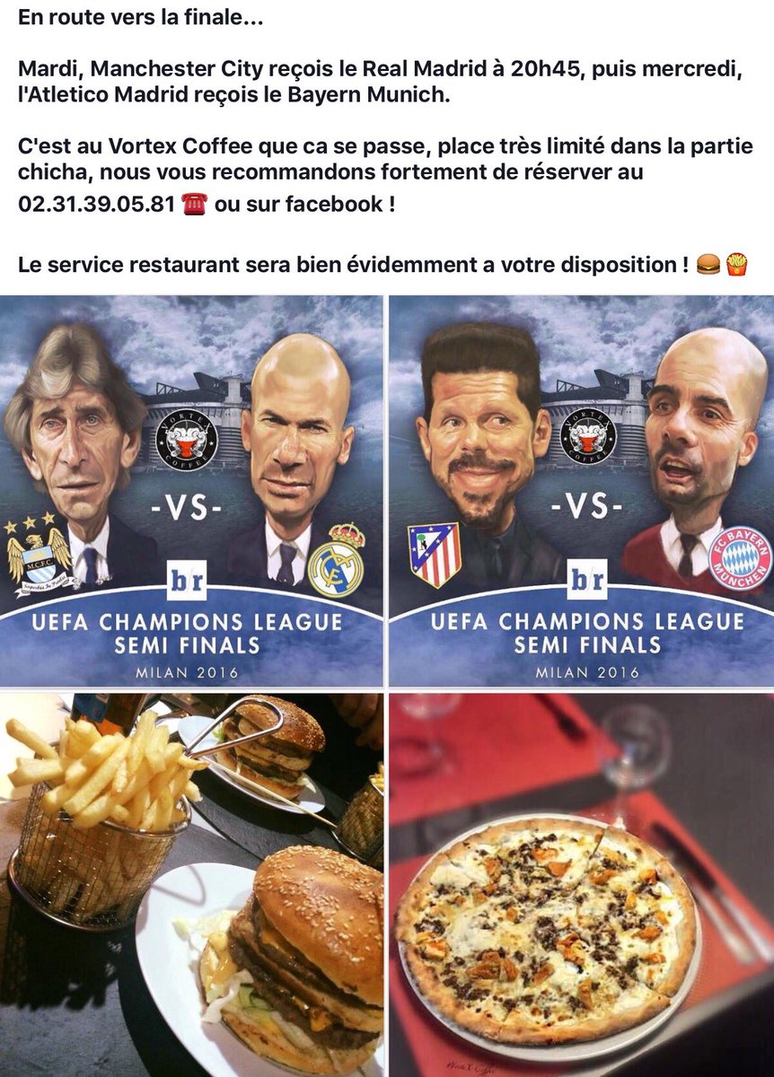Vortex_Coffee's tweet photo. En route vers la finale... #LDC #DemiFinale #VortexCoffee https://t.co/ieg3xf0Rxq