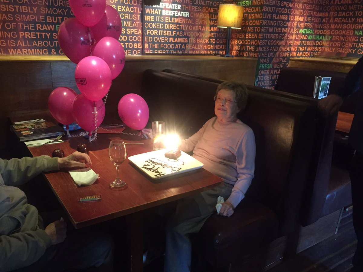 moor_mill's tweet photo. Doris celebrating her 95th birthday today with us! We hope you've enjoyed your day! @WeAreSUGM @GriffinNathan https://t.co/ReMgOMAA0T