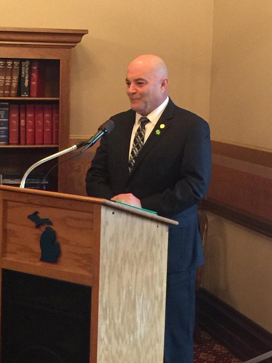 DisNetMI's tweet image. Rep. Liberati, MI Disability Awareness Caucus Co-Chair, speaks at DN/M Legislative Day