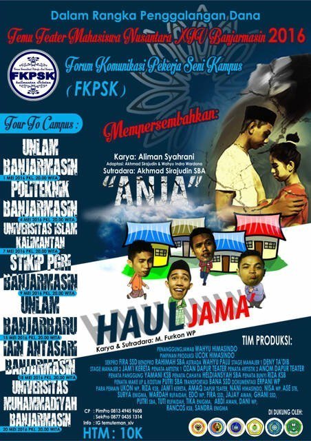 Jangan Lupa #PentasTour 7 kampus #TemuTemanXIV