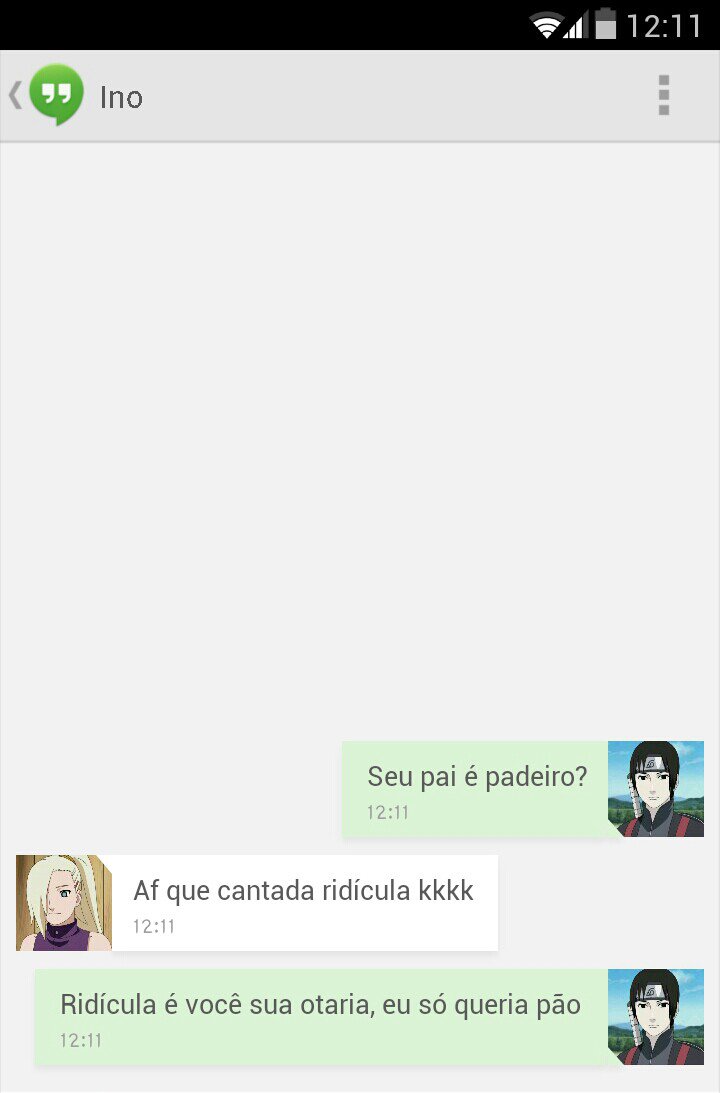 conversasnaruto's tweet image. Seu pai é padeiro?