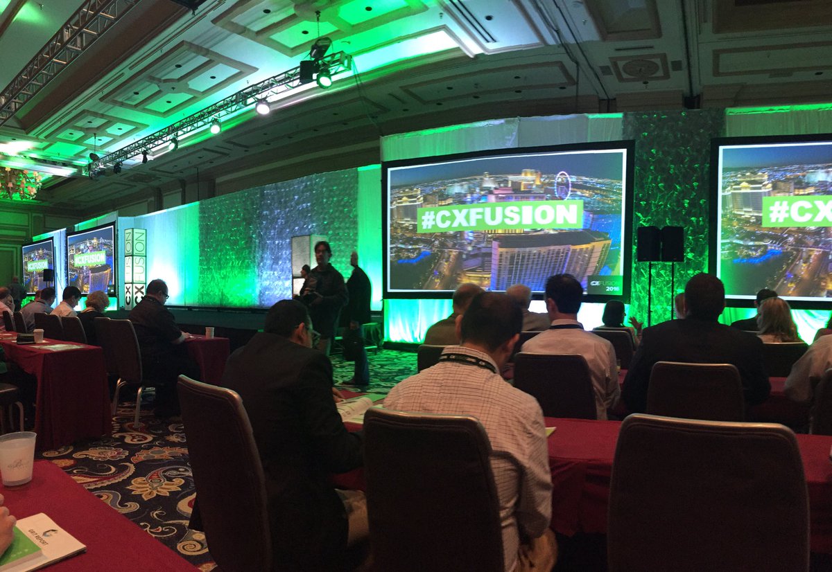 Getting ready for #CXFusion start