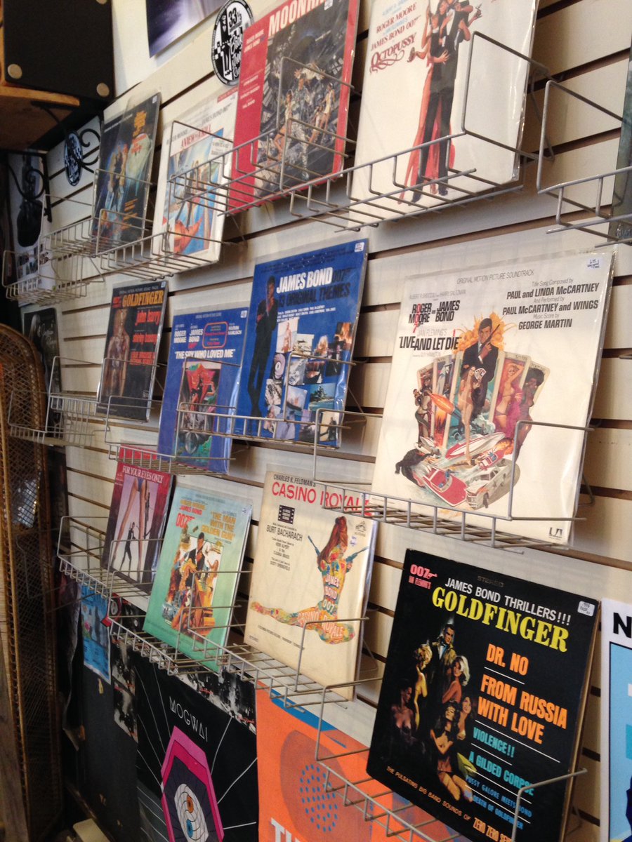 Is your collection looking for James Bond soundtracks? We have a couple here