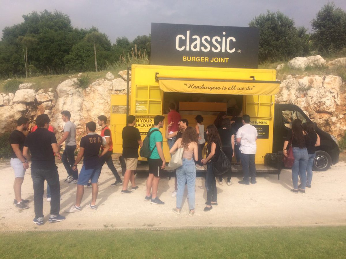 Thank you for having us <a href="/BalamandU/">Balamand University</a> we had an awesome &amp; exciting day with you ✌ #Cbj #burgeraddict #livelovebalamand