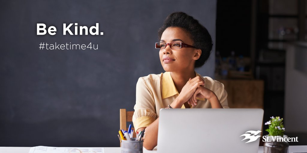 StVincentIN's tweet image. "If you work really hard and are kind, amazing things will happen." -Conan O'Brien #taketime4u