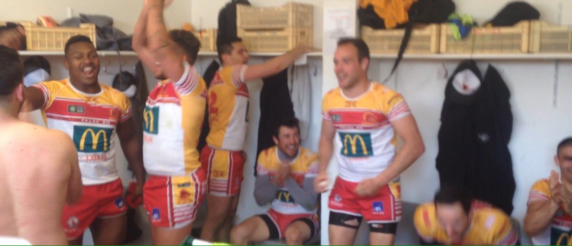PalauXiii's tweet photo. Victoire en 1/8 #Elite1🇫🇷 En route pour les 1/4 ! #VIP @RUGBYDIVISION @FFRXIII https://t.co/xbhSMTNnoo