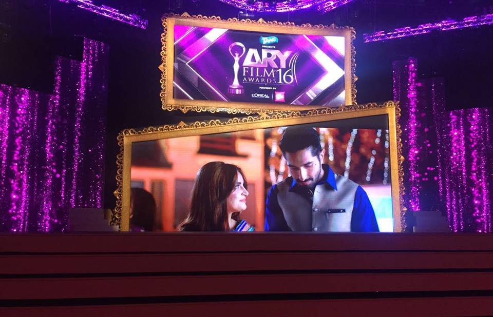 JanaanOfficial's tweet photo. Janaan's Teaser being played on The ARY Film Awards - Dubai 2016, Team #Janaan all the way.
@Irkfilms #MHProductions https://t.co/dnw1xomi1W