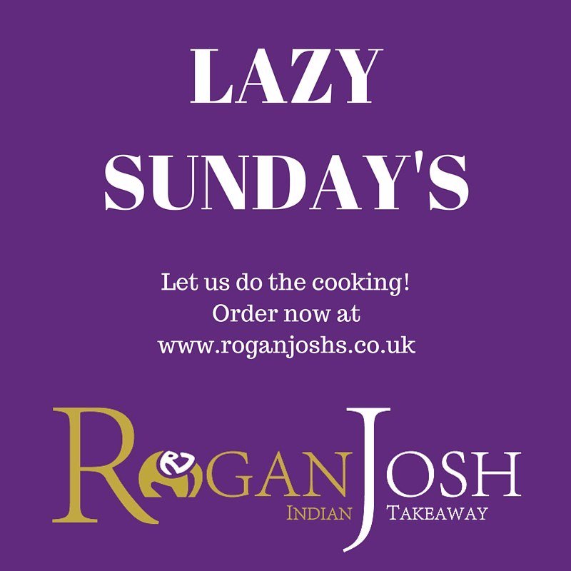 roganjoshs's tweet photo. Sunday's are for being Lazy! Let us do the cooking for you. Order now from https://t.co/qBC84FOmZg https://t.co/XDviNX8xlE