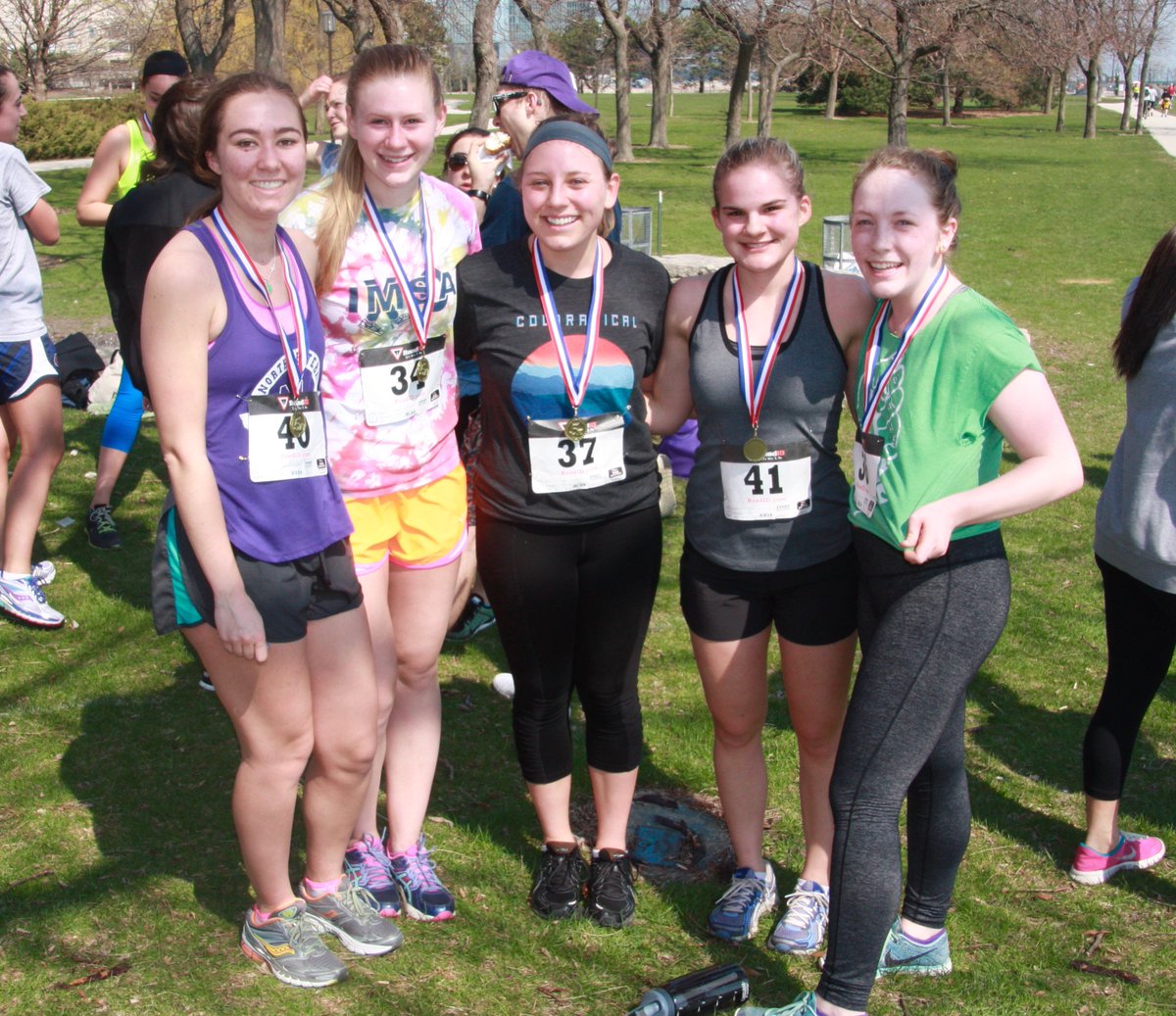 Who #RunTheWorld? Girls! A few lovely Sigmas ran in iGEM's 5K today, raising funds for adolescent girls!
