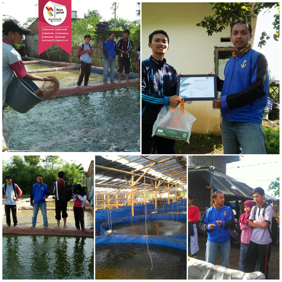 Kami belajar pertanian secara luas, tidak hanya bercocok tanam n berkebun melainkan pertanian dari sisi perikanan