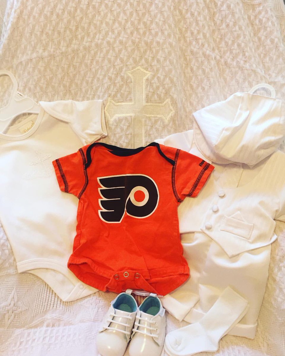 God Bless Carter and the Flyers on his Christening day! <a href="/NHLFlyers/">x - Philadelphia Flyers</a> <a href="/CSNPhilly/">CSNPhilly</a> <a href="/s_ghost14/">Shayne Gostisbehere</a>