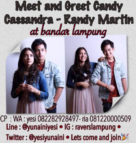 YesiYunaini's tweet image. MnG CANDY at Lampung 5 June 2016 at Hotel Whiz Prime. Cc : @RandyMartin98 @cassandrasleee @Araa_ye @Ravers__