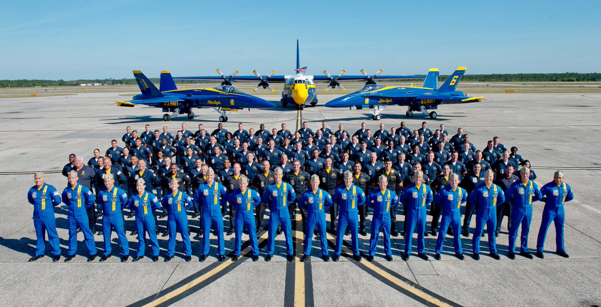 BlueAngels's tweet photo. From Team 2016 to all #BlueAngels, past and present, Happy 70th Birthday today! #BA70Years #HistoryInTheMaking https://t.co/nbsYxzpQFM